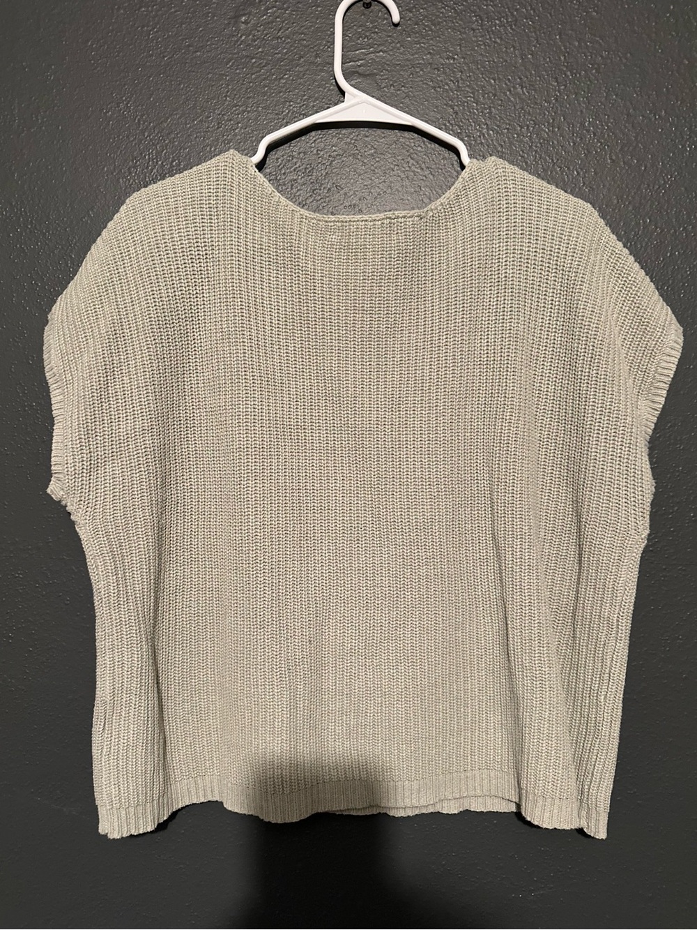 Sincerely Jules Sage Green Short-Sleeve Sweater - Picture 2 of 4